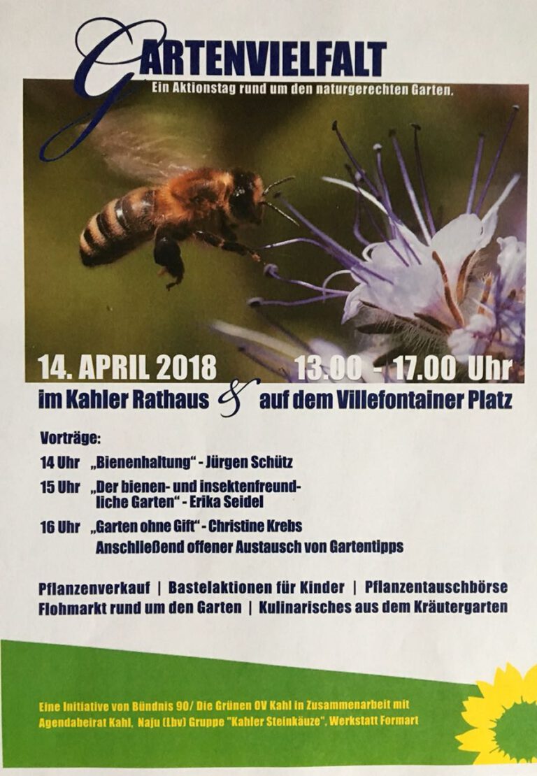 Artenschutz-Aktionstag 14.04.2018