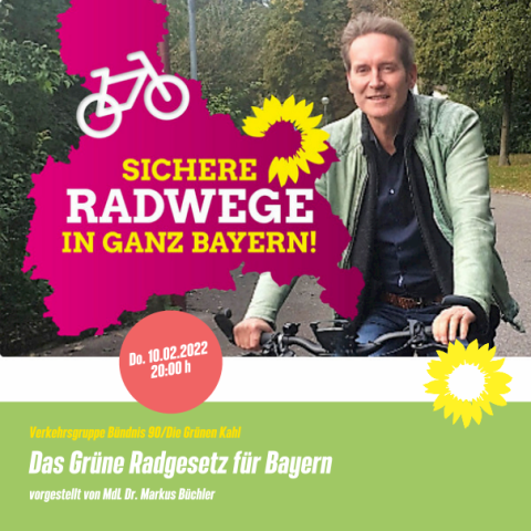 Das grüne Radgesetz für Bayern