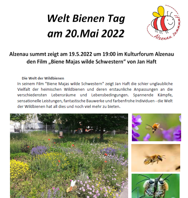 Welt Bienen Tag 2022