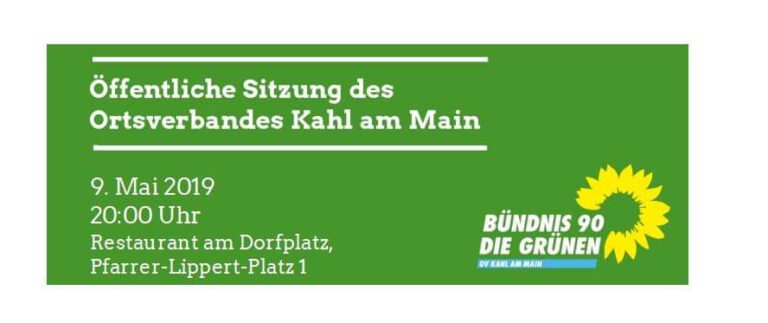 OV Versammlung 9. Mai 20h Am Dorfplatz