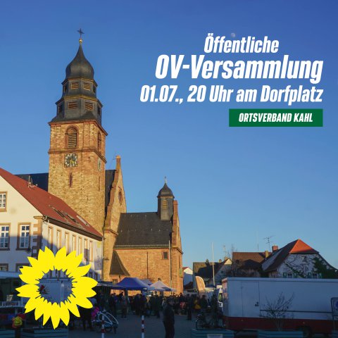 Einladung OV Versammlung 1.07.2022