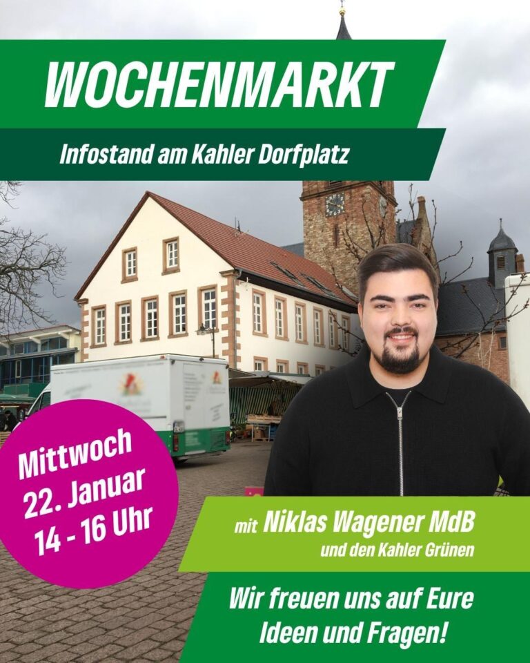 Infostand am Markt