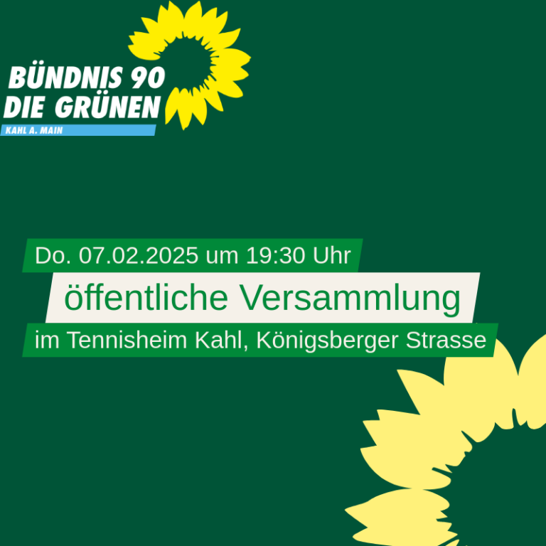 öffentliche Ortsvereinsversammlung