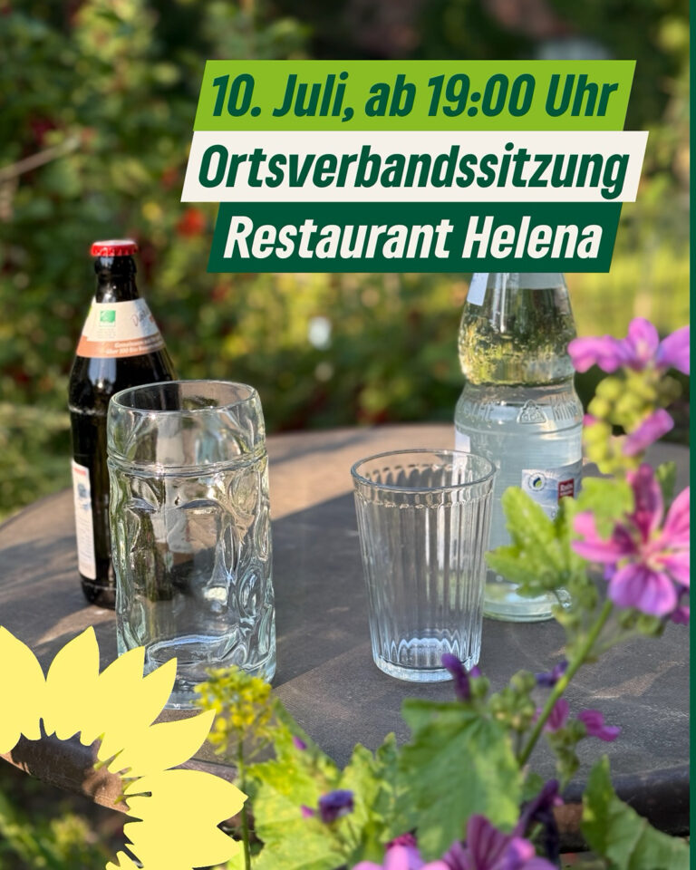 Öffentliche Ortsverbandsversammlung am 10. Juli 2025