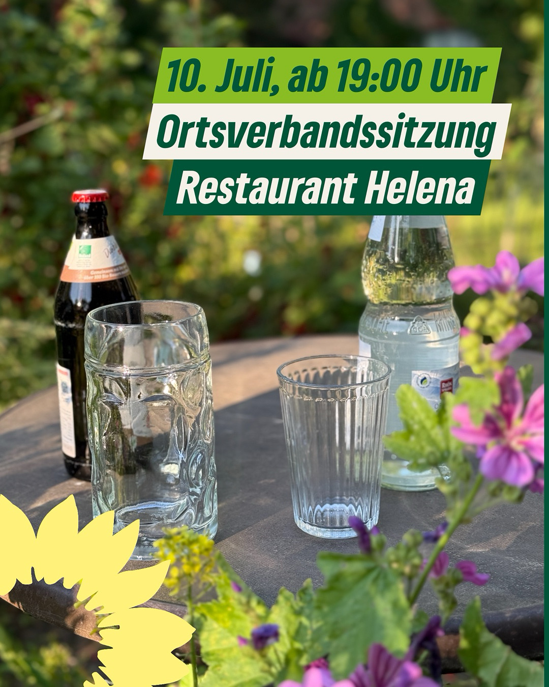 öffentliche Versammlung am 10.Juli bei Helena