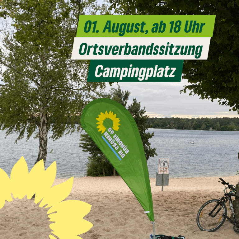 Öffentliche Ortsverbandsversammlung am 01. August