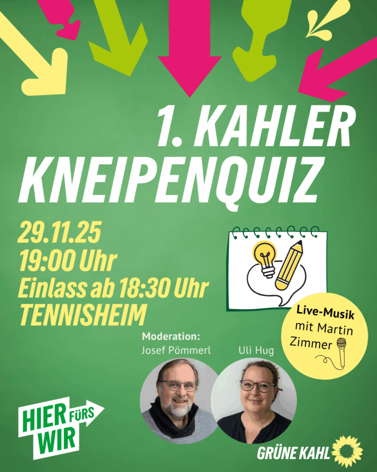 1. Kahler Kneipenquiz am 29. November
