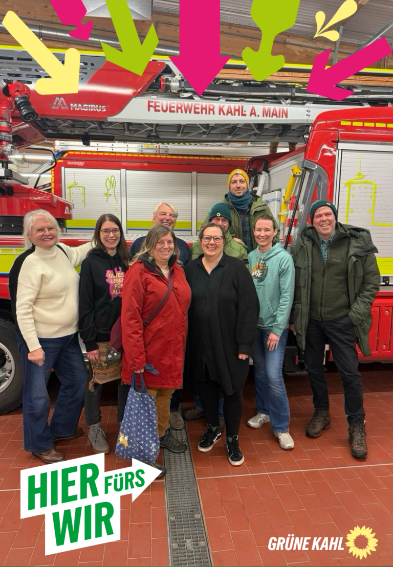 Grüne Kahl im Dialog mit der Feuerwehr – Ehrenamt stärken, Zukunft sichern