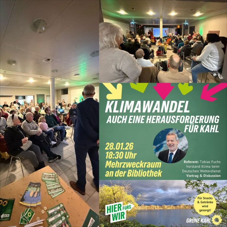 Wissenschaftlich fundierter Klimavortrag in Kahl mit eindringlichem Appell