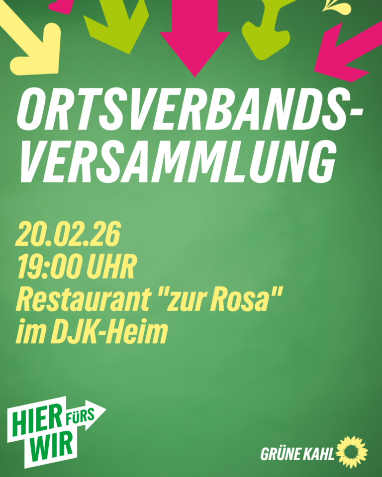 Öffentliche Ortsverbandsversammlung am 20. Februar