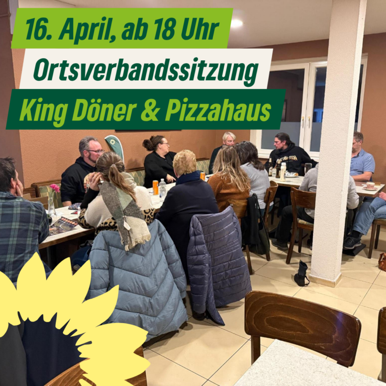 Öffentliche Ortsverbandsversammlung am 16. April