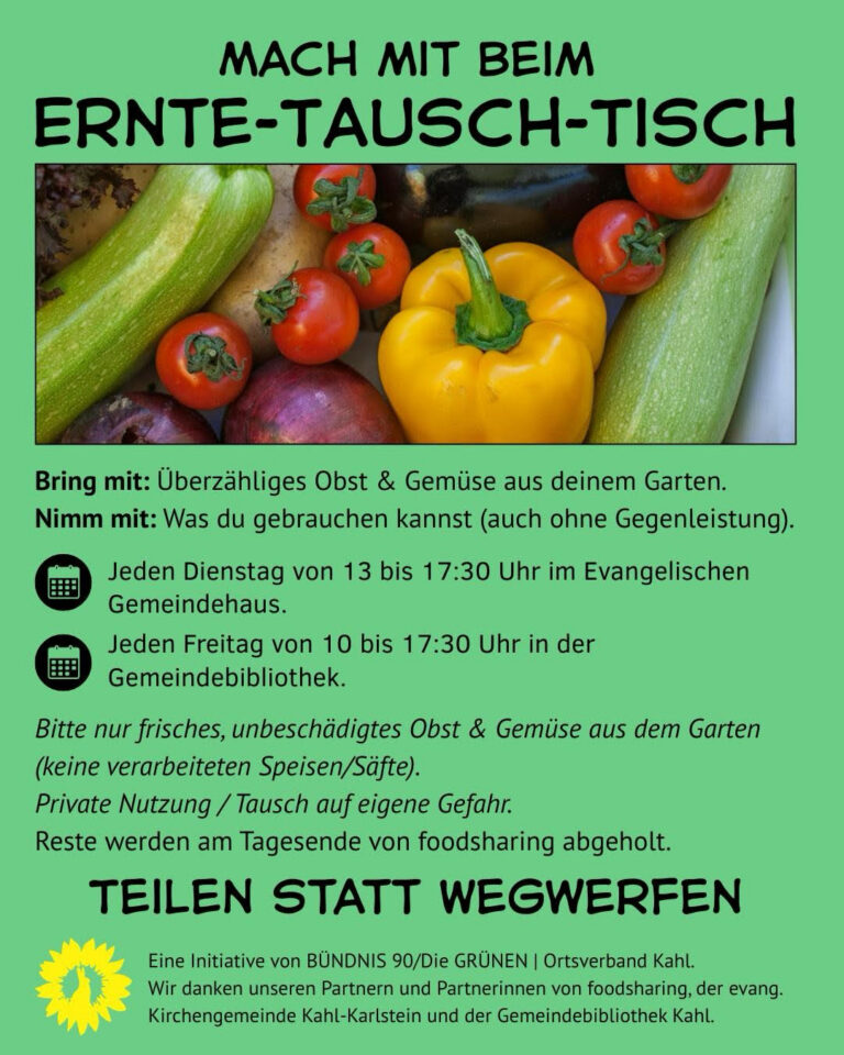 Frisch aus dem Garten für alle